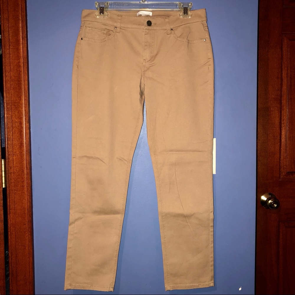 New York & company women’s stretch jeans beige